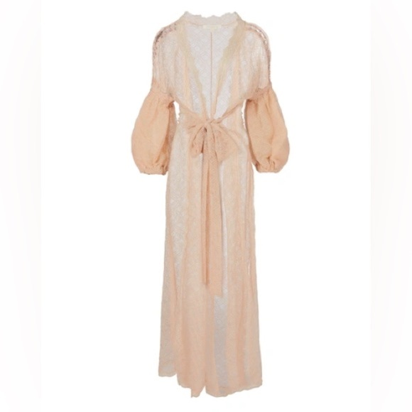 NWT Jonathan Simkhai Grommet Lariat Lace Duster Size 2 - Picture 3 of 14